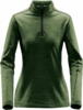 Grøn langærmet dame T-shirt med H2X-DRY fugtighedsteknologi (L/Æ) - Stormtech